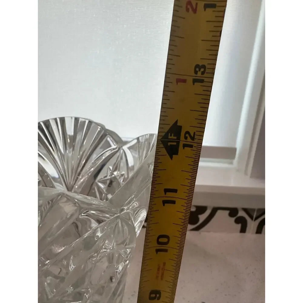 J.G Durand Cristal D'Arques Vincennes Cut Lead Crystal Vase 11.75